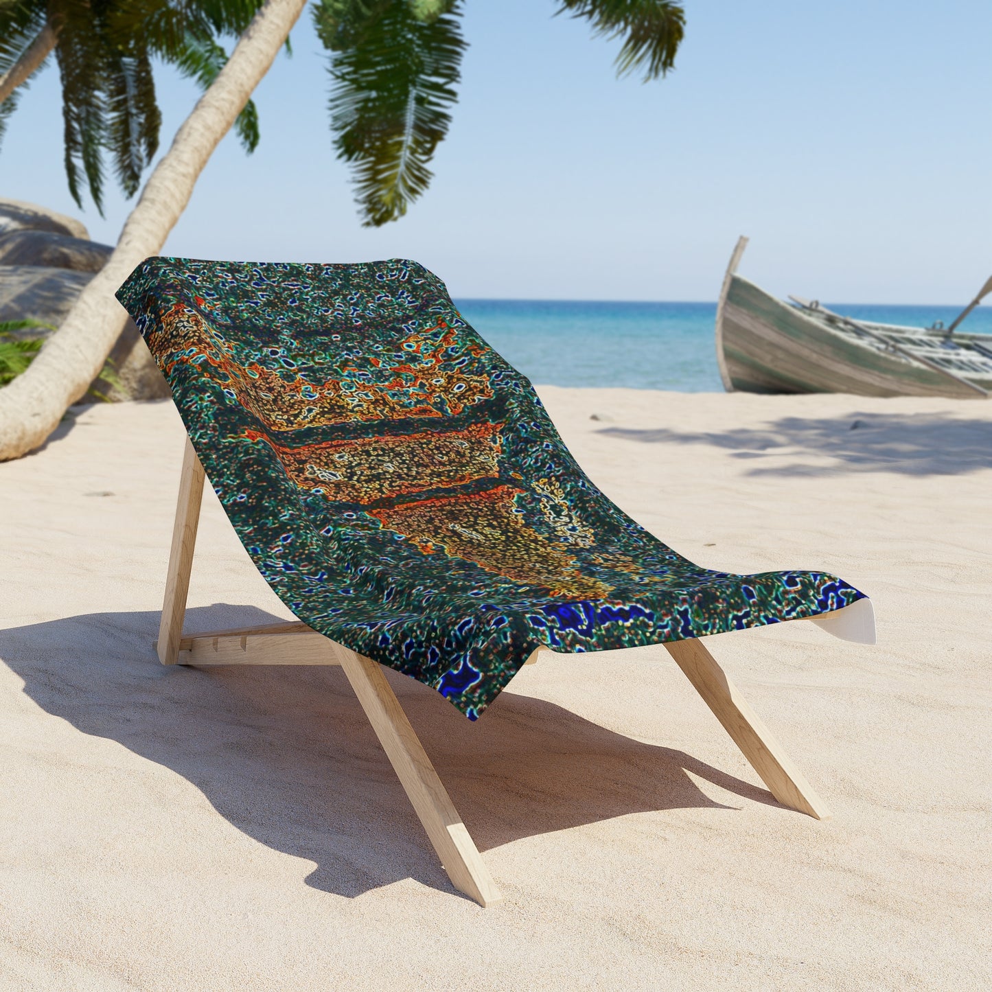 La Vie en Rose Beach Towel
