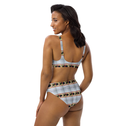 Vogue Recycled high-waisted bikini