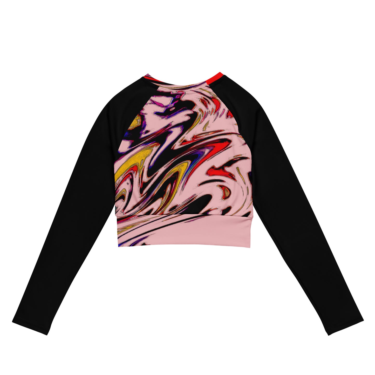 Hester long-sleeve crop top