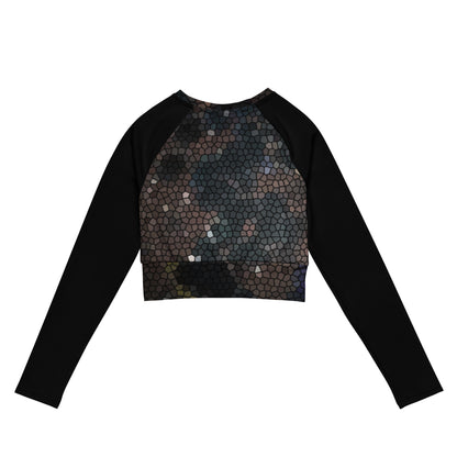 Dorothy Recycled long-sleeve crop top