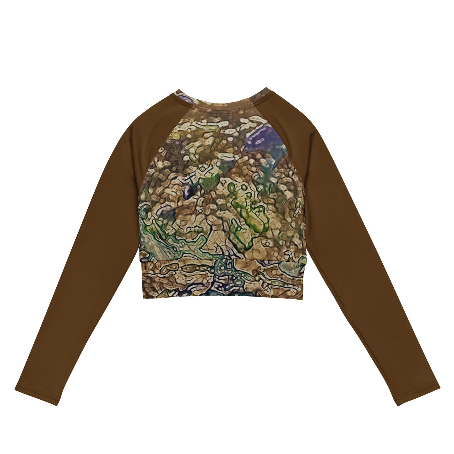 Ronda long-sleeve crop top