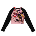 Hester long-sleeve crop top