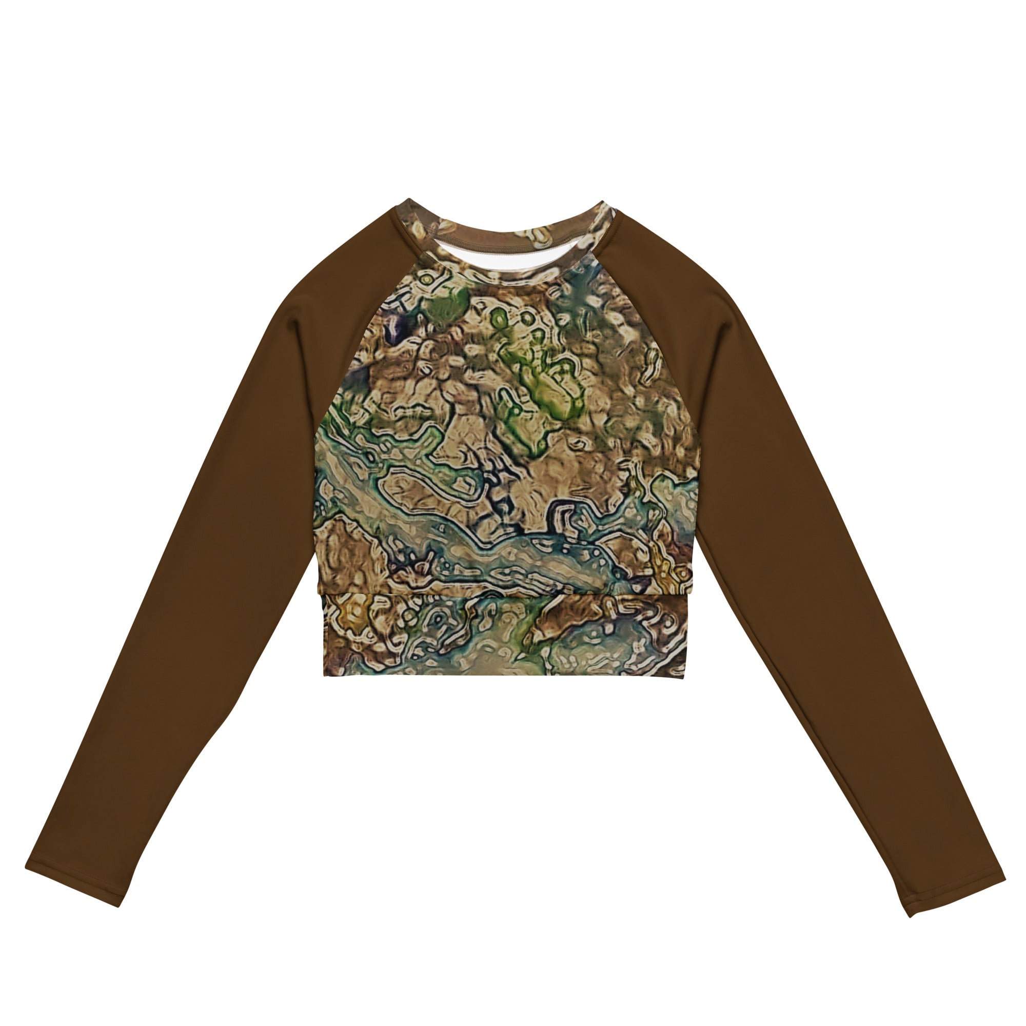 Ronda Long-Sleeve Crop Top